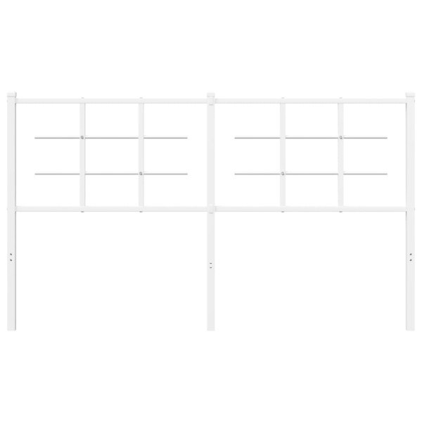 Cabeceira de cama 160 cm metal branco M 3
