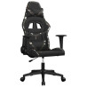Cadeira gaming couro artificial preto e camuflado 2