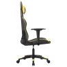 Silla gaming cuero sintético negro y dorado 4