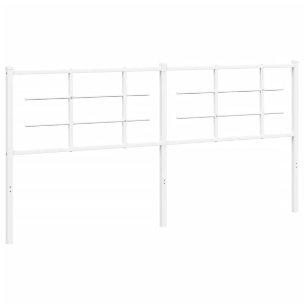 Cabecero de metal blanco 180 cm M 2