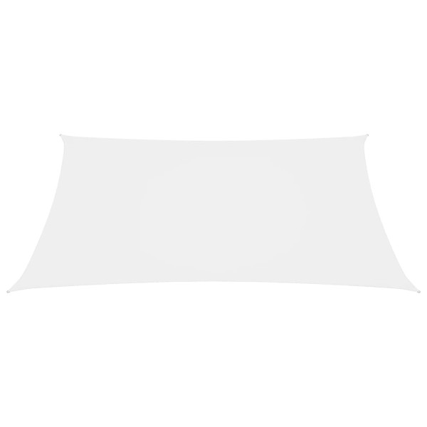 Para-sol estilo vela tecido oxford quadrado 6x6 m branco M 2