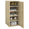 Mueble zapatero madera ingeniería roble Sonoma 32x35x70 cm 5