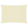 Para-sol estilo vela tecido oxford retangular 2.5x4.5 m creme 1