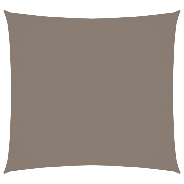 Toldo de vela cuadrado tela Oxford gris taupe 2x2 m D