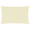 Para-sol estilo vela tecido oxford retangular 5x8 m cor creme 1