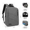 Mochila subblim city backpack para portátiles hasta 15.6'/ puerto usb/ gris 4