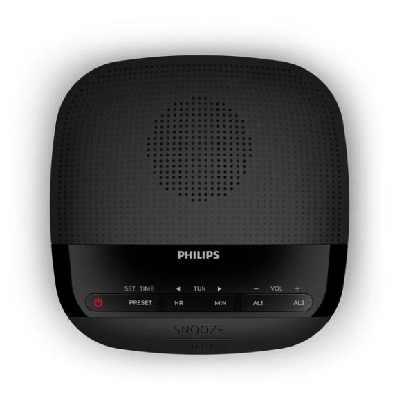 Rádio Despertar Philips TAR3205 preto M 3