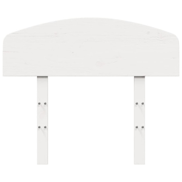 Cabeceira 75 cm madeira de pinho maciça branco M 4