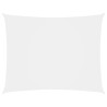 Para-sol estilo vela tecido oxford retangular 2.5x4 m branco 1