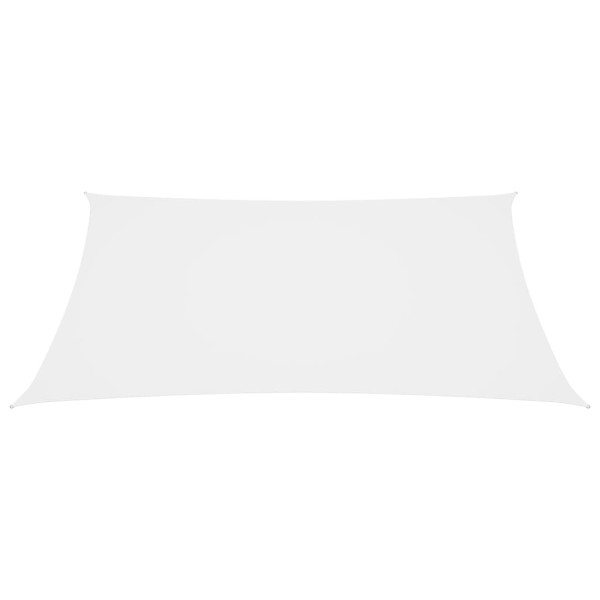 Toldo de vela rectangular tela Oxford blanco 2.5x4 m M 2
