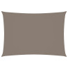 Toldo de vela rectangular tela Oxford gris taupe 2.5x4 m 1