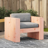 Sofá de jardín madera maciza Douglas 79x60x62 cm 1