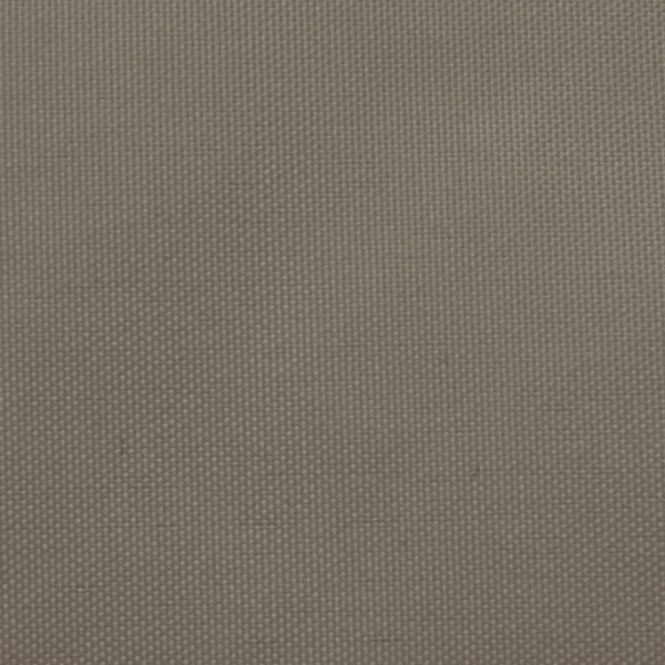 Toldo de vela rectangular tela Oxford gris taupe 2.5x3.5 m M 3