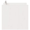 Sofá de jardín madera maciza de pino blanco 79x60x62 cm 5