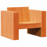 Sofá de jardín madera maciza de pino marrón cera 79x60x62 cm 2