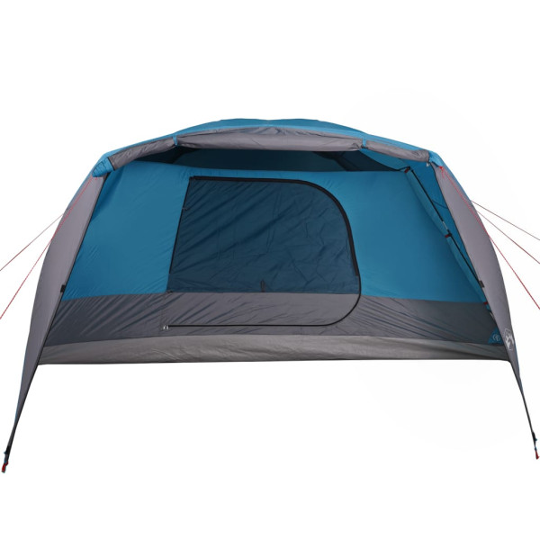 Tenda familiar c/ avançado para 6 pessoas impermeável azul M 5