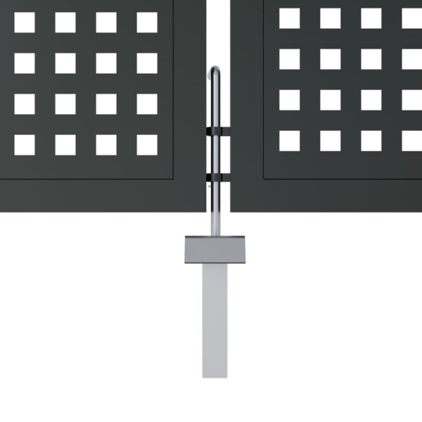 Portão de jardim 300x200 cm aço antracite M 5