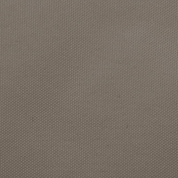 Toldo de vela rectangular tela Oxford gris taupe 5x8 m M 3