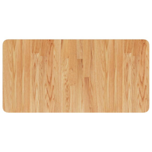 Encimera de madera maciza tratada marrón claro 80x40x2.5cm H