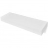 Estantes de pared flotantes con cajones 2 uds blanco 80 cm 2
