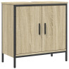 Armario lavabo baño madera ingeniería roble Sonoma 60x30x60 cm 2