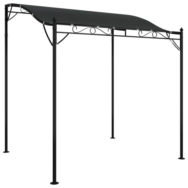 Toldo 2x2.3 m 180 g/m² tecido e aço antracite M 2