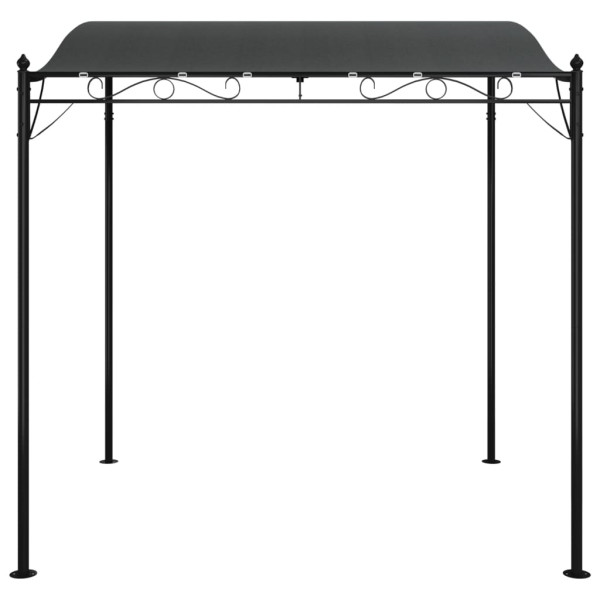Toldo 2x2.3 m 180 g/m² tecido e aço antracite M 3