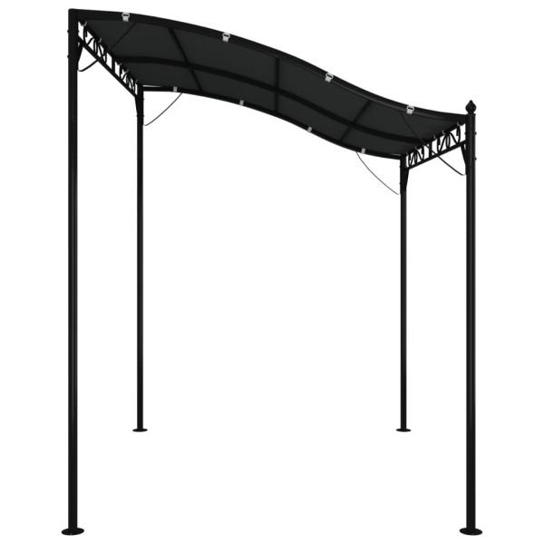Toldo 2x2.3 m 180 g/m² tecido e aço antracite M 4
