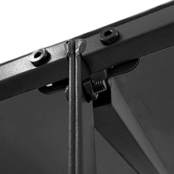 Toldo 2x2.3 m 180 g/m² tecido e aço antracite M 5