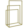 Toalheiro de pé 48x24x79 cm ferro dourado 5