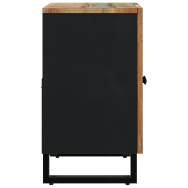 Mueble de lavabo madera reciclada madera ingeniería 62x33x58 cm M 5