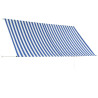 Toldo retrátil 300x150 cm azul e branco 4