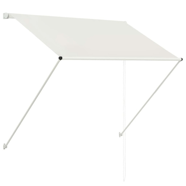 Toldo retráctil crema 100x150 cm M 2