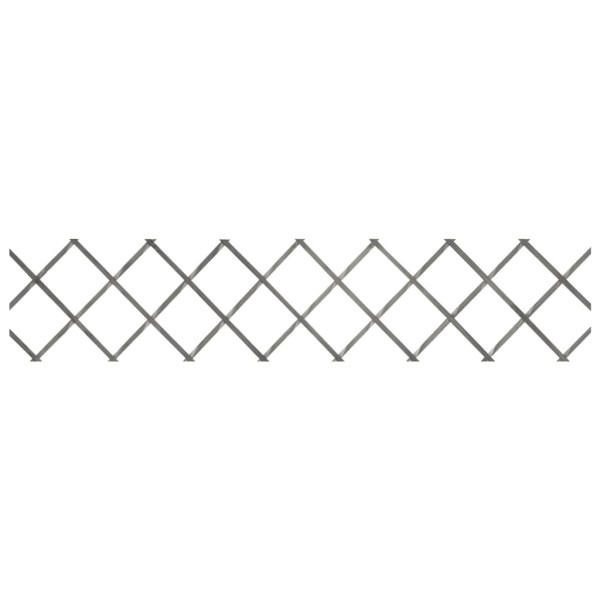 Cercas em treliça 5 pcs 180x30 cm abeto maciço cinzento M 5