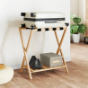 Suporte de bagagem 68x38x58 cm bambu 1