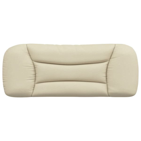 Almofadão de cabeceira 100 cm tecido creme M 5