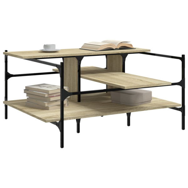 Mesa centro 100x100x48.5cm derivados madeira de carvalho sonoma M 4