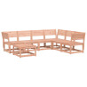 7 pcs conjunto lounge de jardim madeira de douglas maciça 2