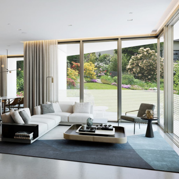 Películas para janela fosco PVC design às riscas M 3