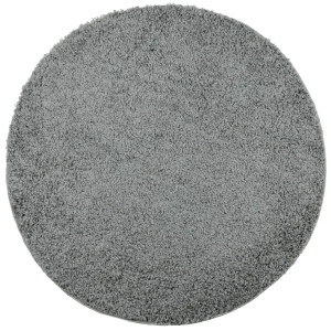 Tapete shaggy de pelo alto PAMPLONA Ø 120 cm verde H