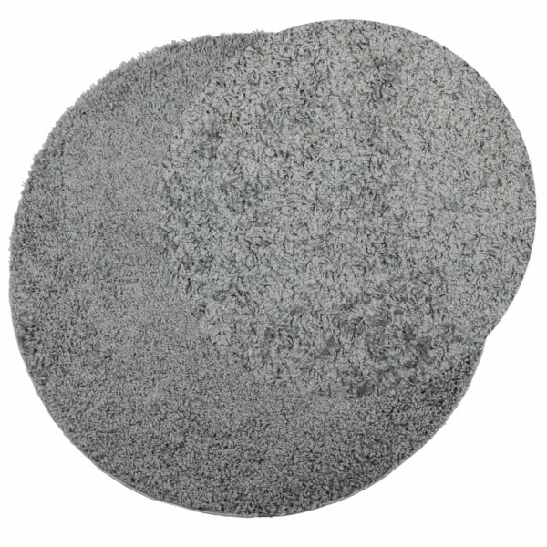 Alfombra de pelo largo moderna verde Ø 120 cm M 3