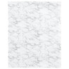 Pegatinas de mueble autoadhesivas PVC blanco mármol 90x500 cm 3