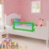 Barandilla de seguridad cama de niño 2 uds verde 102x42 cm 1