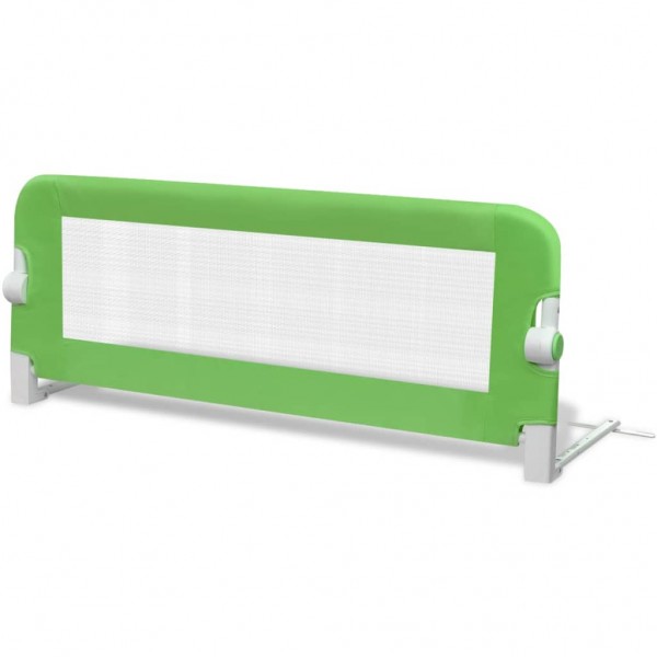 Barandilla de seguridad cama de niño 2 uds verde 102x42 cm M 3
