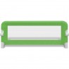 Barra de segurança para cama de criança 2 pcs 102x42 cm verde 4