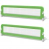 Barra de segurança para cama de criança 2 pcs 150x42 cm verde 2