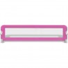Barra de segurança para cama de criança 2 pcs 150x42 cm rosa 4