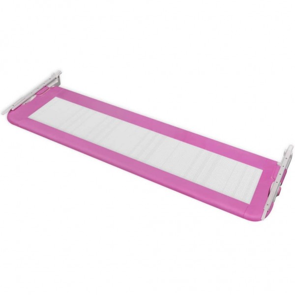Barra de segurança para cama de criança 2 pcs 150x42 cm rosa M 5