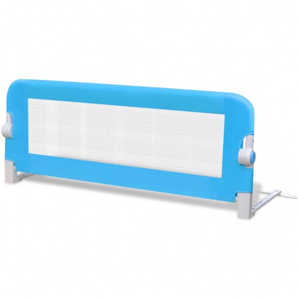 Barandilla de seguridad cama de niño 2 uds azul 102x42 cm M 3