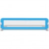 Barra de segurança para cama de criança 2 pcs 150x42 cm azul 4